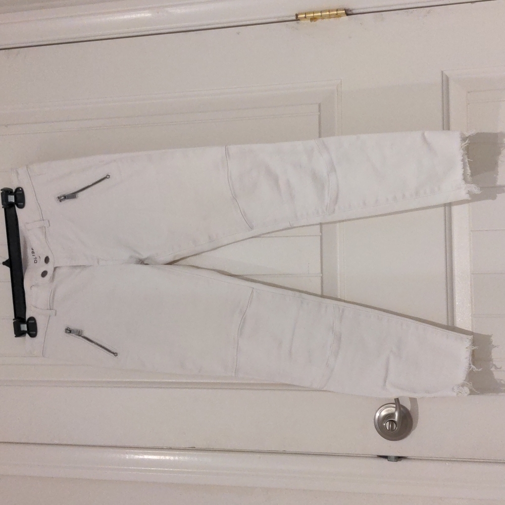 DL1961 Women's Florence Instasculpt Mid-Rise Skinny Fit Cropped Jean Size 28